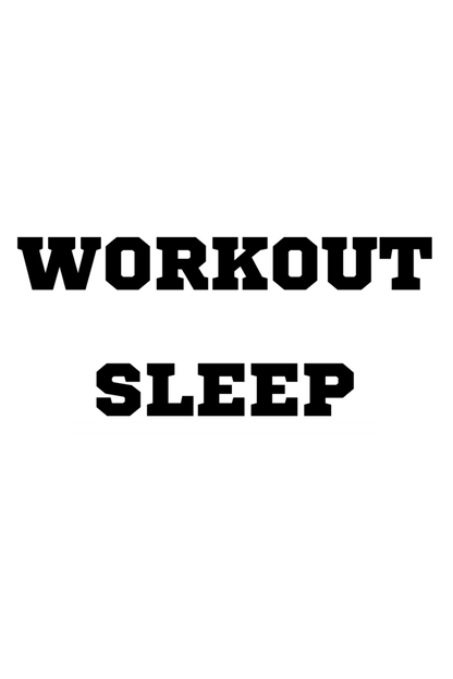 Workout, Eat, Sleep Unisex T-shirt