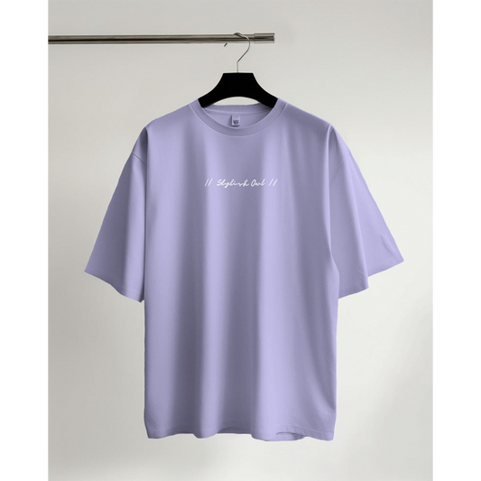 StylishOwl - Classic Oversized T-Shirt (Lavender)