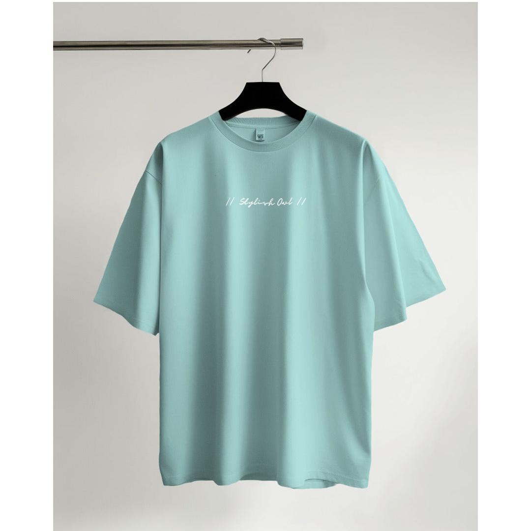 StylishOwl - Classic Oversized T-Shirt (Mint)