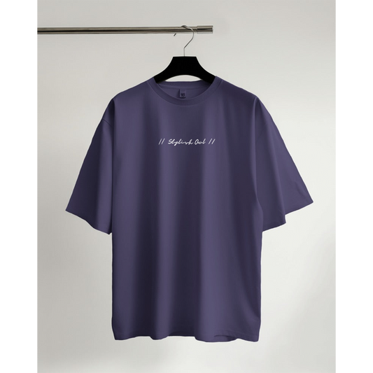 StylishOwl - Classic Oversized T-Shirt (Purple)