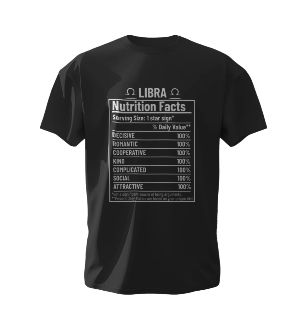 Libra Nutrition Facts Unisex T-Shirt