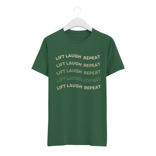 Lift, Laugh, Repeat Unisex t-shirt