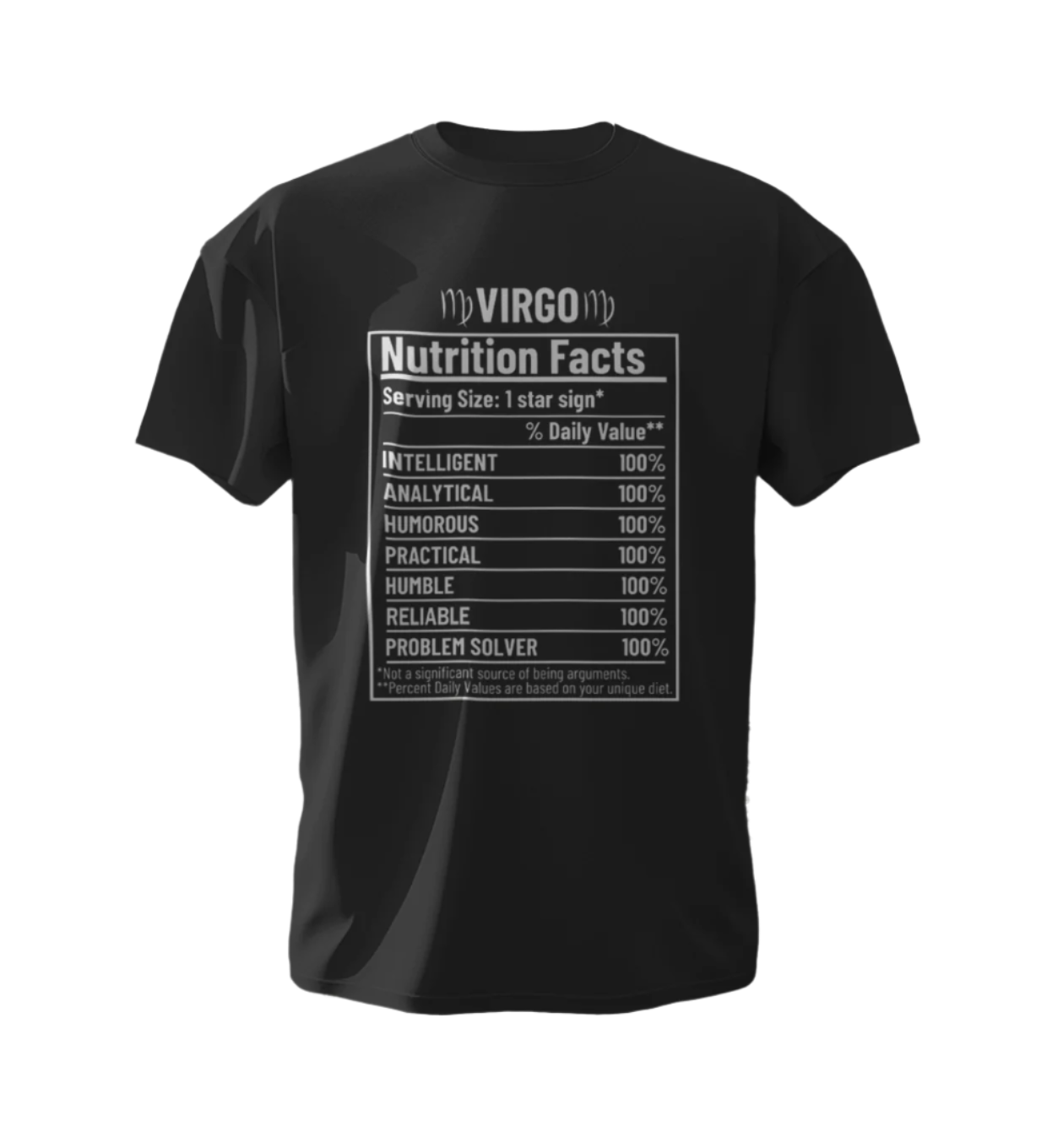 Virgo Nutrition Facts Unisex T-Shirt